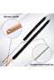 2-pack radiator brush with flexible wooden handle, black - 5