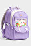 Relaxi̇on 1940 Triple Set Primary School Bag with Pen Holder and Lunch Bag Lila - 3