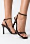 Elaris Women's Single Strap Patent Leather Square Toe Heeled Shoes 11cm