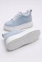Cloudlift Women's Hidden Heel Sneaker Suede Daily Comfortable Sports Shoes Height Increasing 8cm - 4