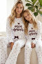 White Patterned Cotton Lycra Knitted Pajama Set26241165