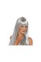 Platinum Gray Silver Color Long Party Wig Long False Hair Wig (5691) - 2