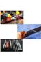 Universal sharpening kit with files/handle/bag. - 2