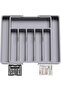 Drawer Organizer Kitchen Utensils, Expandable Silverware Organizer No BPA, Storage Large Utensil Hol