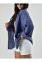 Striped Blue Women's Shirt Coc3312 - 2