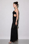 Lavin Asymmetric Patterned Dress Black - 5