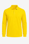 Children's Unisex Yellow 2-Piece Polo Collar School T-Shirt Set Short Sleeve + Long Sleeve 100% Cotton Lakos Fabric - 8