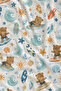 Colorful Octopus Seahorse Star Ocean Patterned 70X150 Beach Towel - Cotton Bath Towel - 3