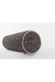 Nisanur Home Ribbed Cylinder Throw Pillow with Beads, Silicone Filled, 15X50 cm - 5