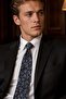 Navy Blue Shawl Pattern Italian Silk Pleated Tie Est221 - 2