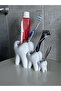Toothbrush Holder and Toothpaste Stand – Tooth-Designed Bathroom Organizer - 2