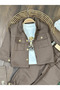 Gabardine Buttoned Socks, Teddy Bear Printed, Badi Pocket Detailed, Lycra 4-Piece Baby Boy/Child Set - 7