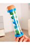 Small Wooden Music Toy That Shakes and Makes a Rustling Sound, a Music Toy That Makes Rain Sounds When Shaken, Color Blue. - 6