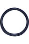 Microfiber Leather Car Medium Steering Wheel Cover (14.5''-15'',Black Dark Blue) - 3