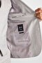Gray Slim Pointed Collar Plain Cloth Without Pockets 4 Drop Vest Suit - 7