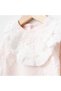 Amy Lace Covered 4-Piece Organic Hospital Discharge Set 100% Cotton Newborn Baby Girl - 3