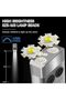 S12 Plus Mini LED Flashlights USB Rechargeable Small Keychain Flashlight with 11 Modes of Main & Sid - 5