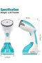 Compact Handheld Steamer Quick Heating Auto Shut Off Spacious Water Tank & Multiple Attachments - 2
