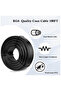 RG6U Coaxial Cable, Black PVC Jacket, Shielded TV Antenna Wire, 75 Ohms - 3