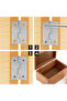 Door Hinge Folding Butt Hinges for Cupboard Cabinet Windows Door with Screws (10, 2 Inch) - 8