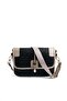 Black - Women's Crossbody Bag with S.Nut Logo Sp1182 - 3
