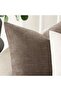 Pack of 2 Soft Textured Throw Decorative Pillow Covers Square Accent Solid Cushion Cover - 2