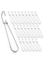 Patterned hooks - 24-pack - Hanging hooks - Metal patterned hooks 7.3 inches - Sewing pattern paper organizing hooks