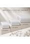 100% Cotton Satin Striped Elastic Bed Sheet (High Edge) - 2