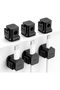Cable Organizer 6 Pack, Adhesive Cable Clips