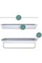 Bathroom Shelves Self Adhesive, 2Pcs Removable Towel Holder,Rustproof Shower Caddy, No Dril - 5