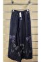 Italian Linen Set Long Tunic Shirt Pants with Sequin Detail - 6