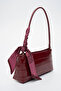 Women's Shoulder Bag Croco Bordo Sly482 - 3