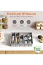 ABIN Silverware Drawer Organizer Tray, Plastic Cutlery Storage for Kitchen Drawer, Flatware and Uten - 5