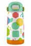420 ml Green Geometric Shapes Steel Water Bottle for Boys - 60001