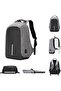 Anti-theft Travel Backpack Large Capacity Waterproof Nylon Laptop Bag USB Charging Shoulder - 2