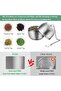 2pc Stainless Steel Tea Infusers, Extra Fine Mesh Loose Leaf Tea Steeper, Round for Mugs Teap - 5