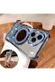 Magnetic Glitter Case for Honor 400 Pro 5G，Camera Lens Protector，Sparkly Stand，Makeup Mirror，Luxury