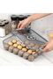 Premium Plastic Egg Holder, Egg Container for Refrigerator,Egg Tray Fresh Storage, Egg Container wit - 6
