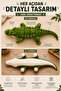 80 cm Plush Crocodile Soft Toy Sleeping Companion Cute Plush Crocodile - 5