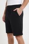 Men's Black Pique Shorts Bermuda Double Leg Comfortable Fit - 7