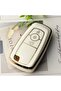 Ford C-Max S-Max Glaxy Key Case Cover White Gold