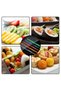 Disposable Fruit Fork Picks 50 Pcs, Reusable Plastic Cocktail Picks, Multicolor Appetizer Forks for Fruit, Cheese, Snacks & Desserts, Mini Party Serving Picks for Buffet, Catering & Events - 7
