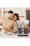 Utensil Holder Counter, Kitchen Wall Mount Flatware Organizer with 2 Cup and Draining Board, - 3