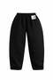 Black Pleated Detailed Baggy Pants 19041 - 2