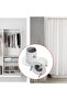 Flange Rod Holder 4Pcs Wardrobe Rail Deep Socket Heavy Duty Curtain Closet Rods Pole End Supp - 2