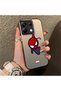 Redmi Note 13 Pro 5g Compatible Silicone Edge Hard Back Case Couple Phone Case Spider Man Patterned - 3