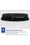 لوحة ماوس مع مسند للمعصم، وسادة دعم مريحة من الفوم ذو الذاكرة للكمبيوتر المحمول، غير قابلة للانزلاق - 6