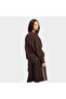 Essentials Knit Women's Brown Cardigan (Ia4455) - 2