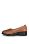 787 Tan Genuine Leather Women's Heeled Shoes - 4