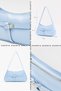 Buckle Detailed Minimalist Trend Model Zippered Women's Shoulder and Baguette Bag - 5